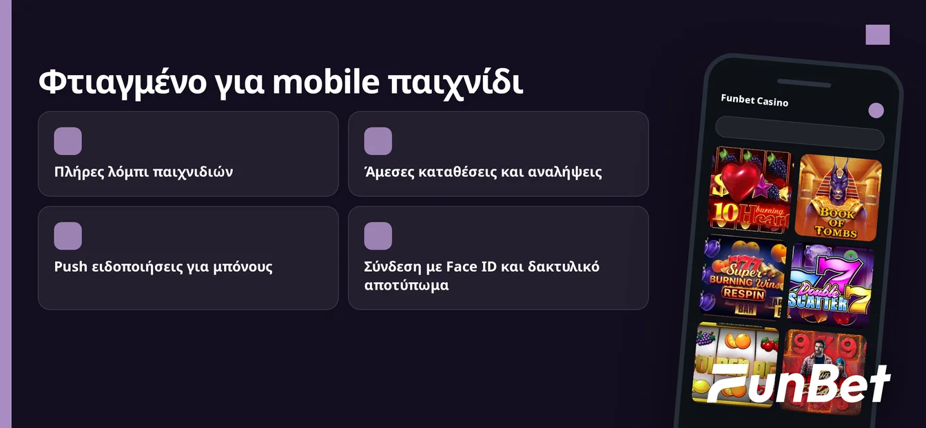 Ανακάλυψε δυνατότητες mobile εφαρμογής